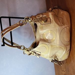 Mia Maggie Inlaid Leather Handbag
